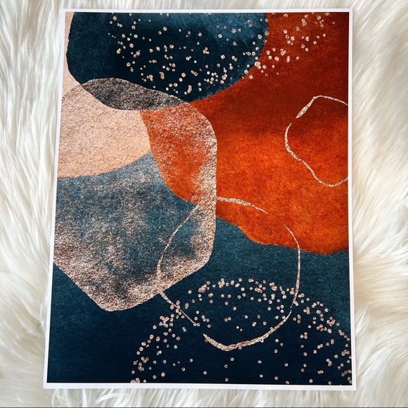 Modern Abstract Shape Wall Art Poster Print UNFRAMED. - Picture 14 of 14